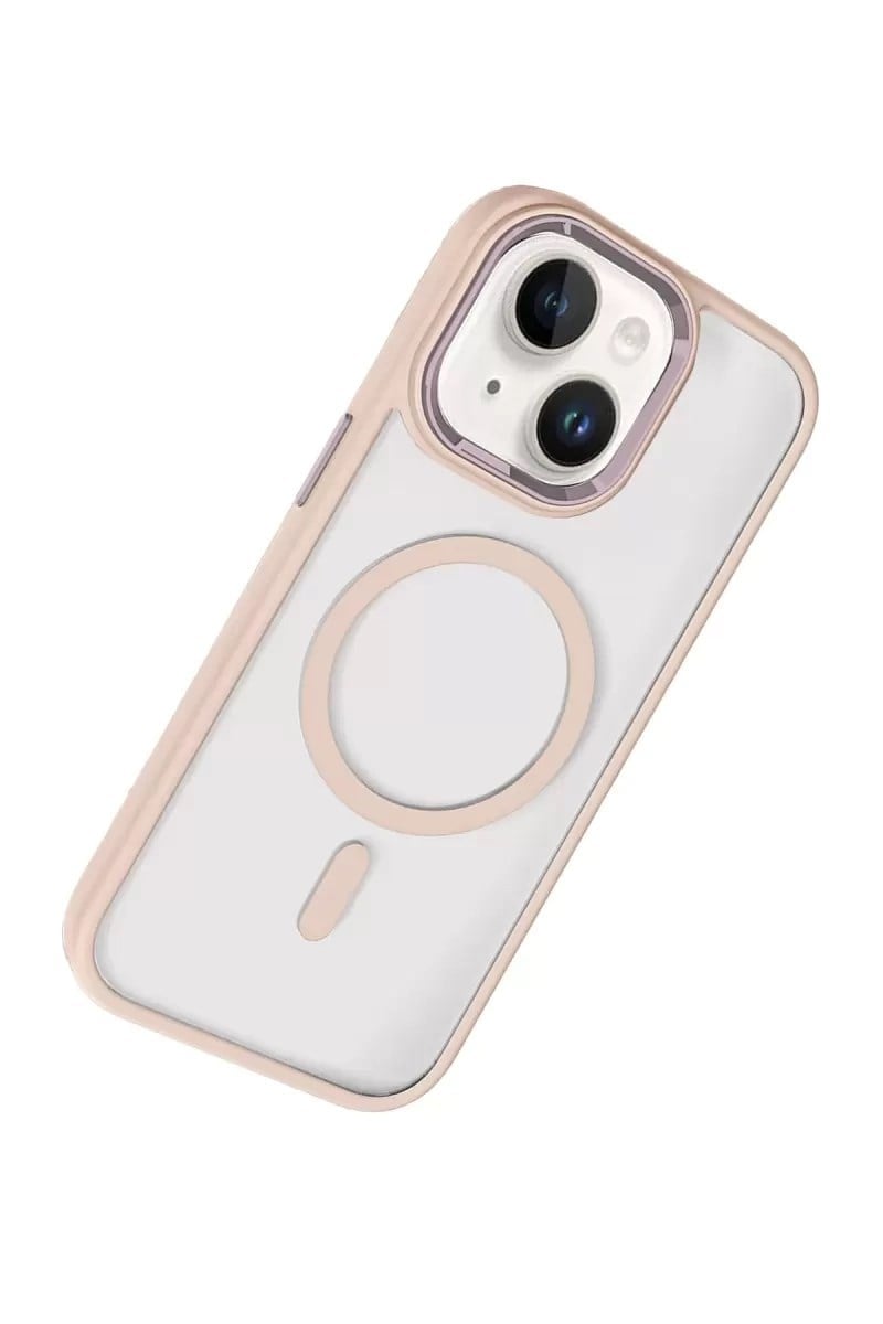 Mey İthalat®   iPhone 14 Terea Magsafe Kapak - Pembe