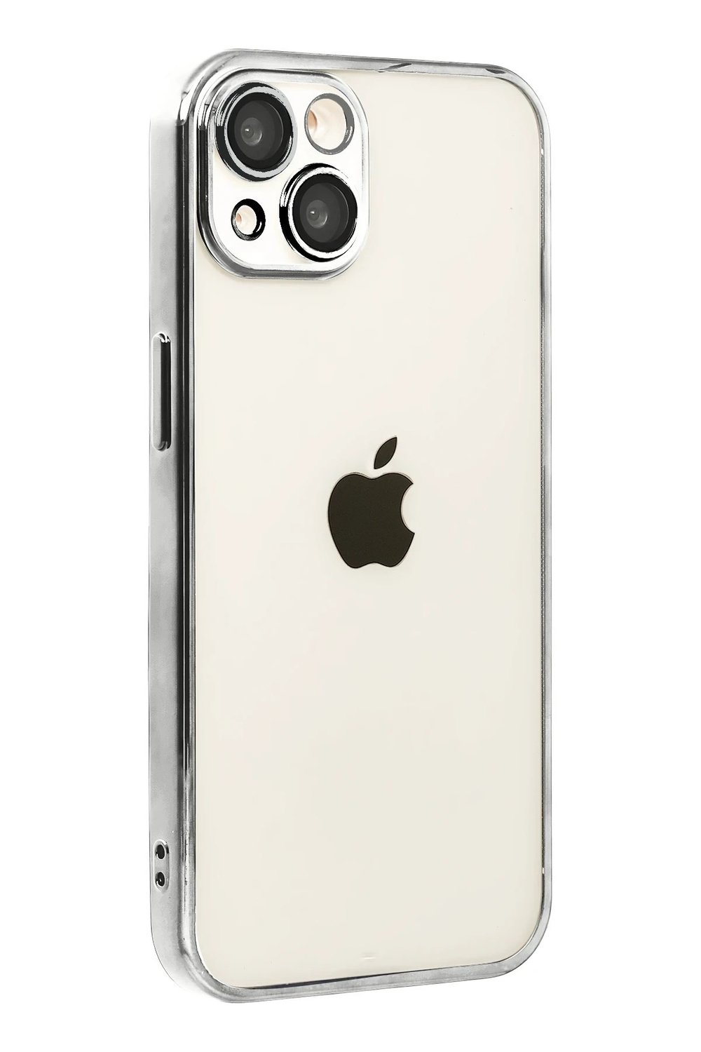 Mey İthalat®   iPhone 15  Lensli Silikon - Titan Gri