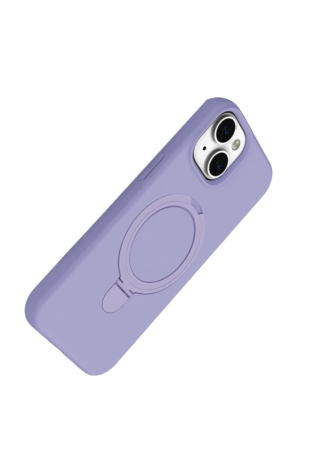 Mey İthalat®   iPhone 15 Plus Regal Magsafe Standlı Kapak - Lila