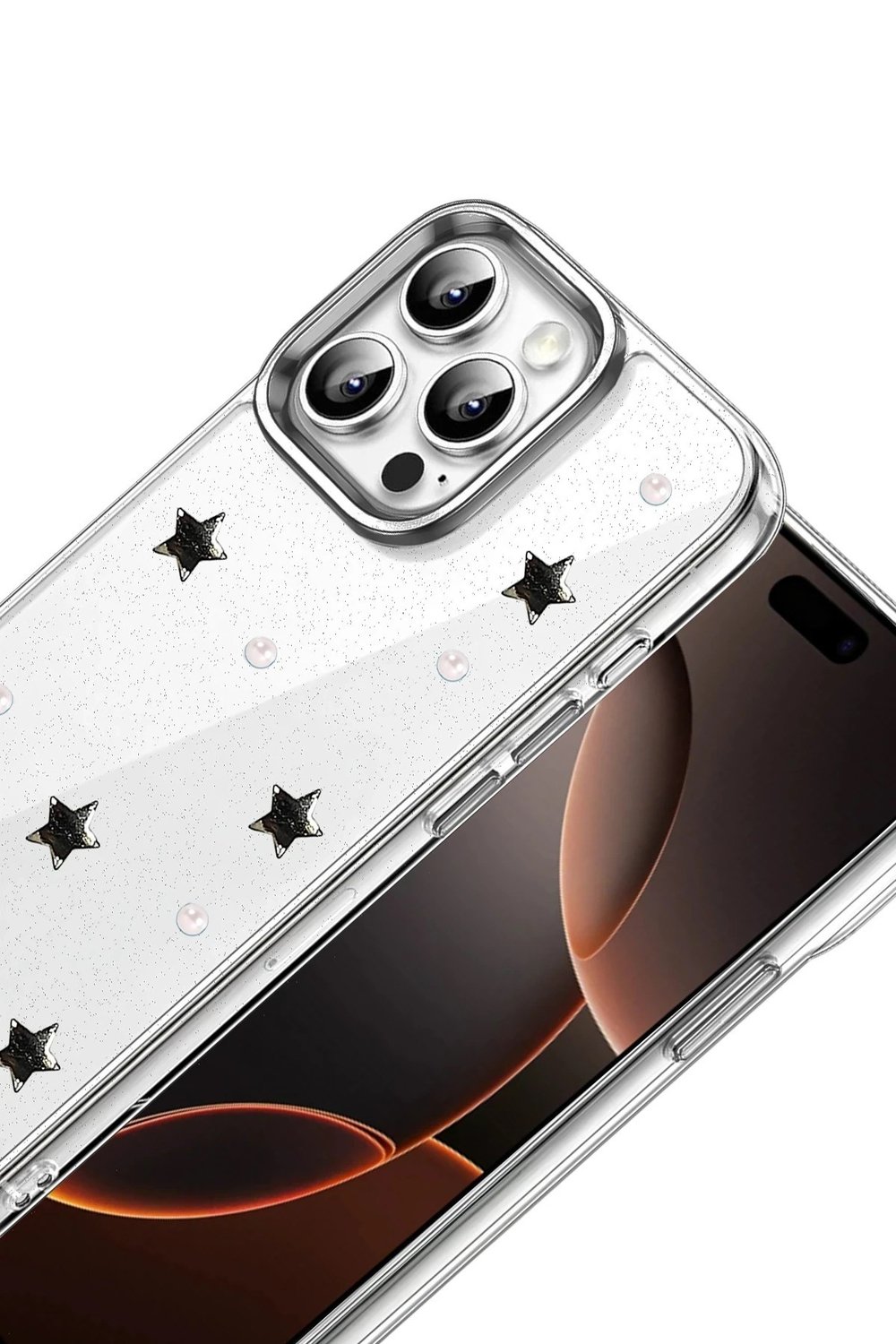 Mey İthalat®   iPhone 15 Pro Fiyonk Desenli Kapak - Desen 7
