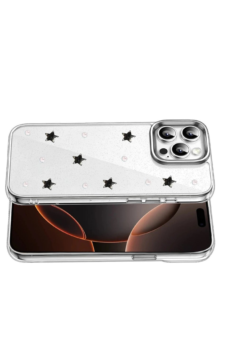 Mey İthalat®   iPhone 15 Pro Fiyonk Desenli Kapak - Desen 7
