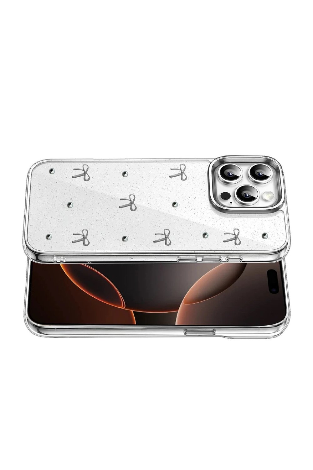 Mey İthalat®   iPhone 15 Pro Fiyonk Desenli Kapak - Desen 5