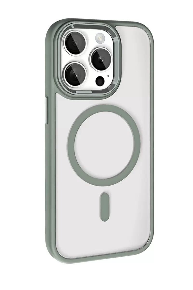 Mey İthalat®   iPhone 15 Pro Max Terea Magsafe Kapak - Titan Gri