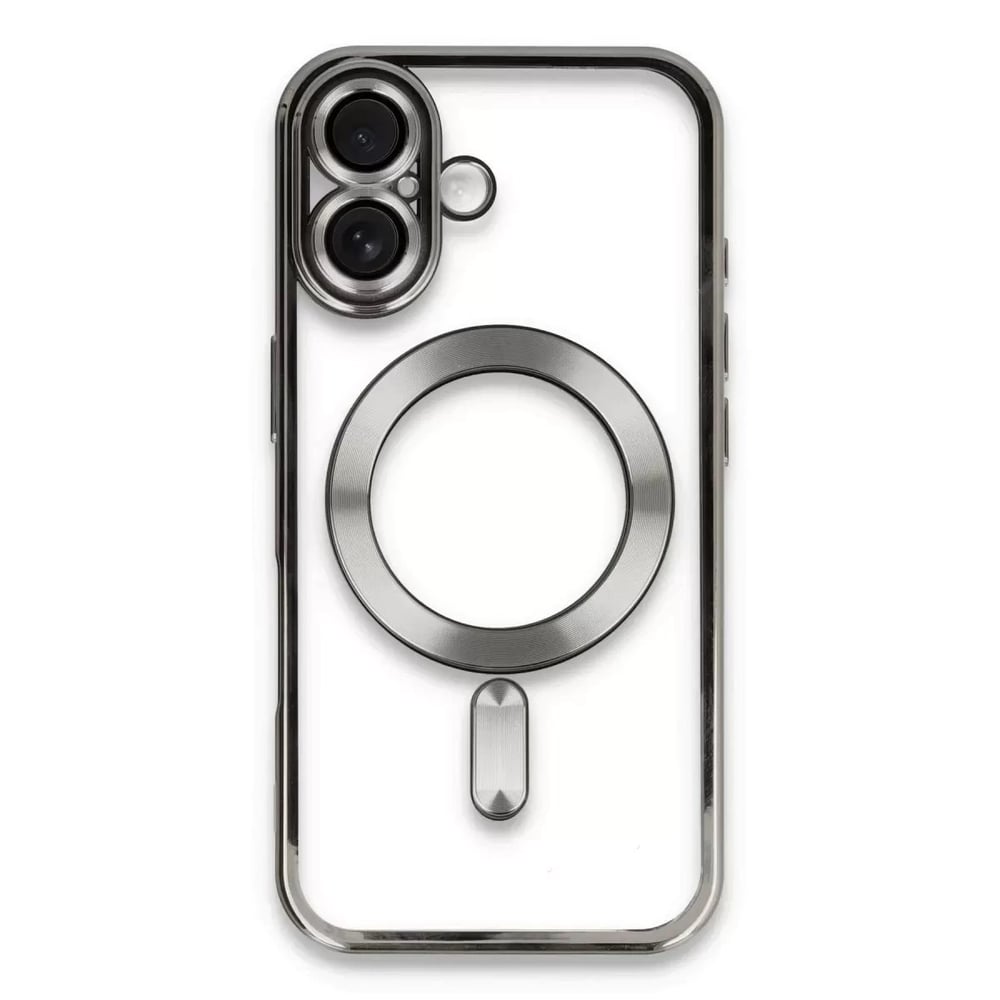 Mey İthalat®   iPhone 16 Kılıf Kross Magneticsafe Kapak - Titan Gri