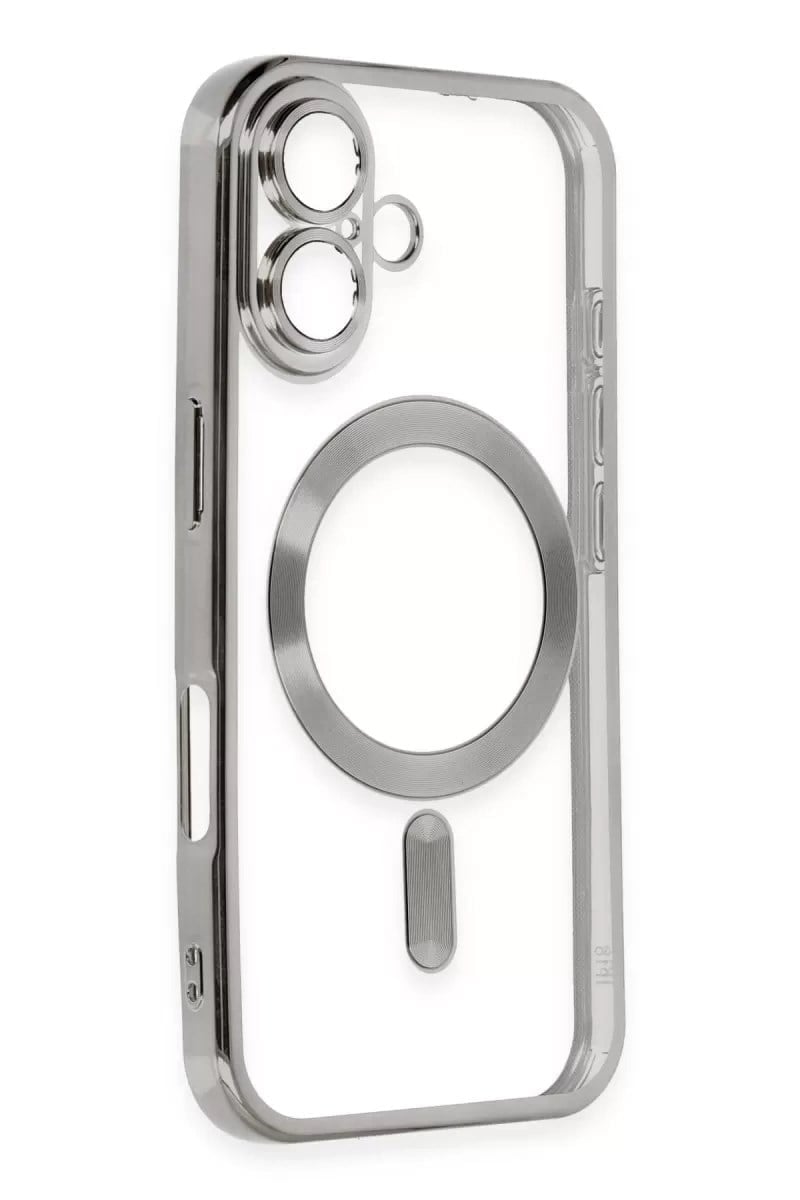 Mey İthalat®   iPhone 16 Kılıf Kross Magneticsafe Kapak - Titan Gri