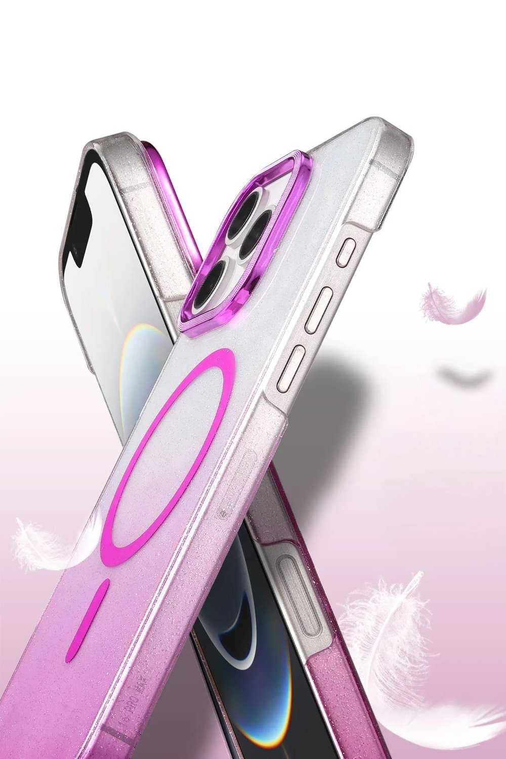 Mey İthalat®   iPhone 16 Pro Glossy Magsafe Kapak - Mor