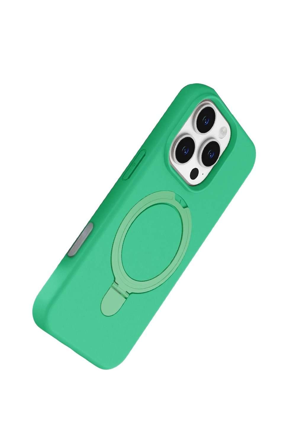 Mey İthalat®   iPhone 16 Pro Max Regal Magsafe Standlı Kapak - Yeşil
