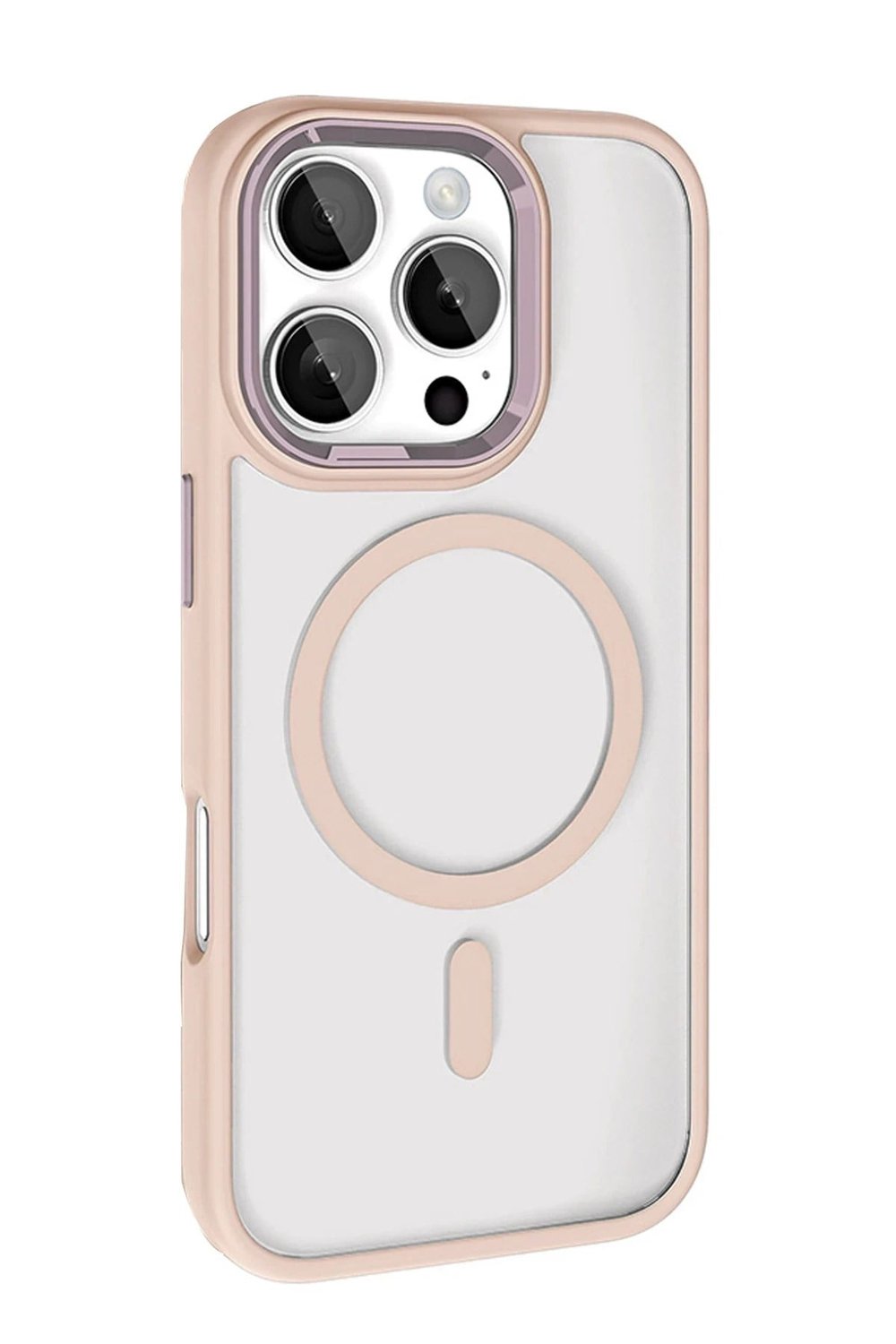 Mey İthalat®   iPhone 16 Pro Max Terea Magsafe Kapak - Pembe