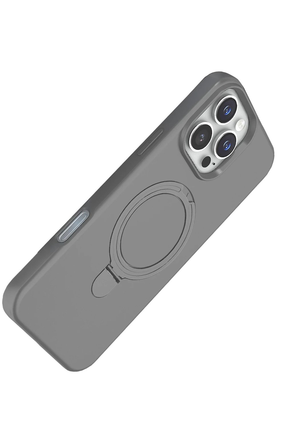 Mey İthalat®   iPhone 16 Pro Regal Magsafe Standlı Kapak - Titan Gri