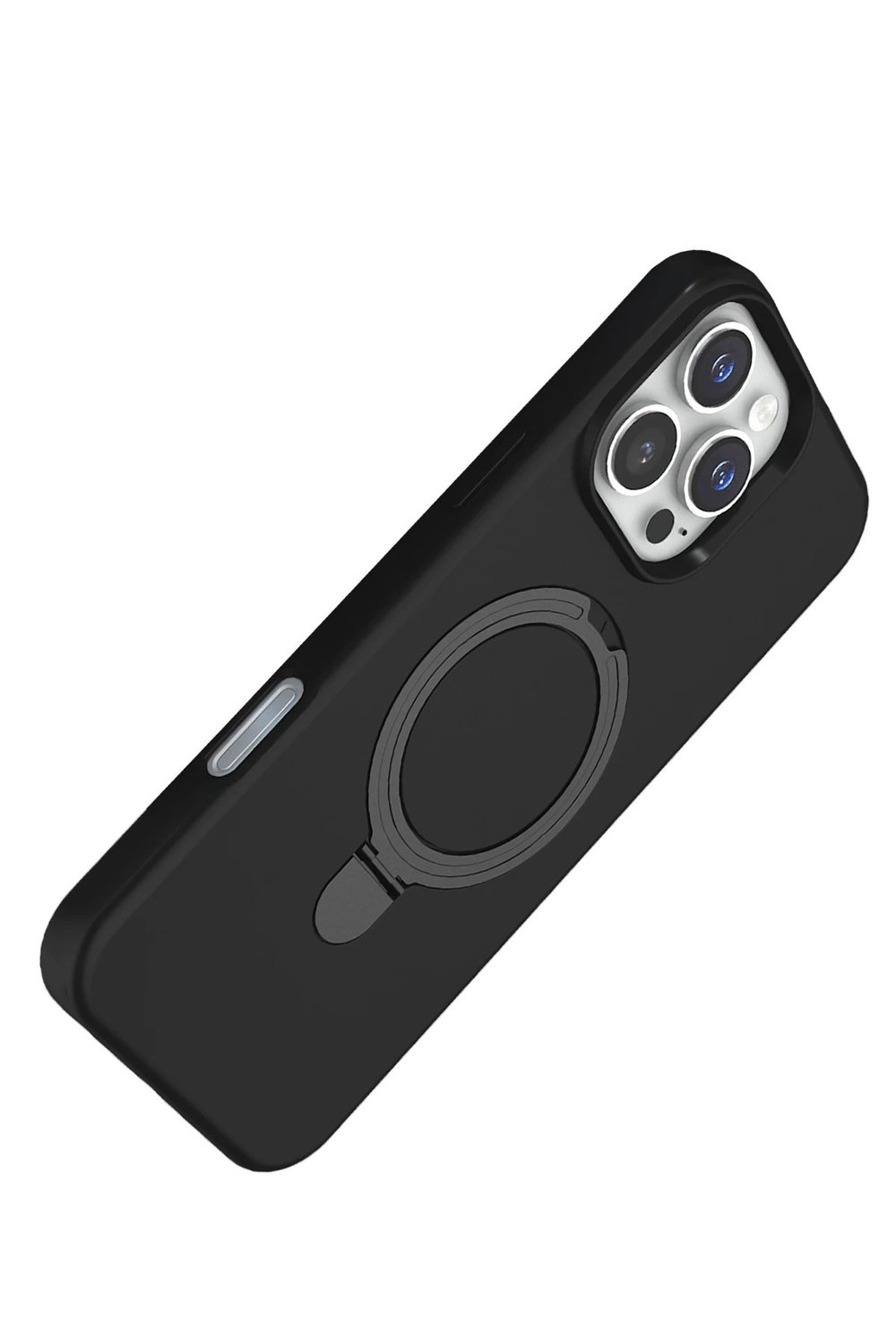 Mey İthalat®   iPhone 16 Pro Regal Magsafe Standlı Kapak - Siyah