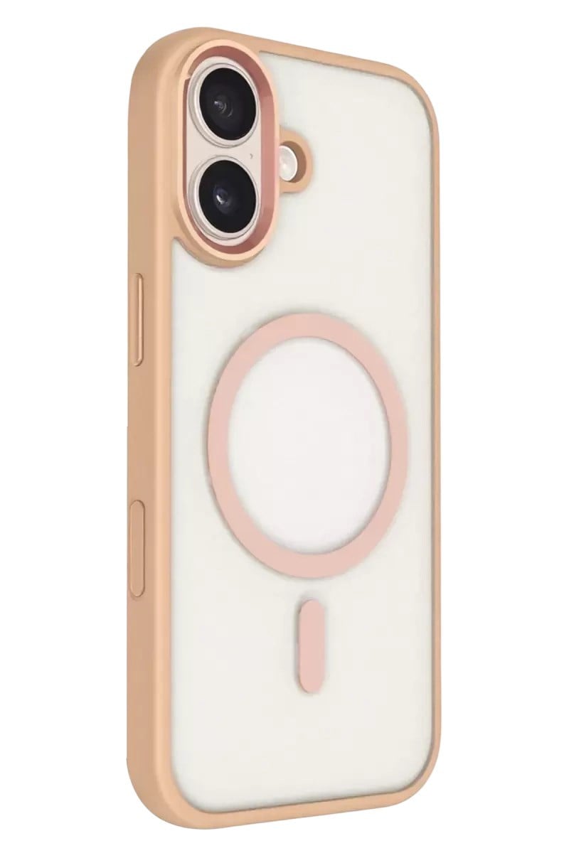 Mey İthalat®   iPhone 16 Terea Magsafe Kapak - Pembe