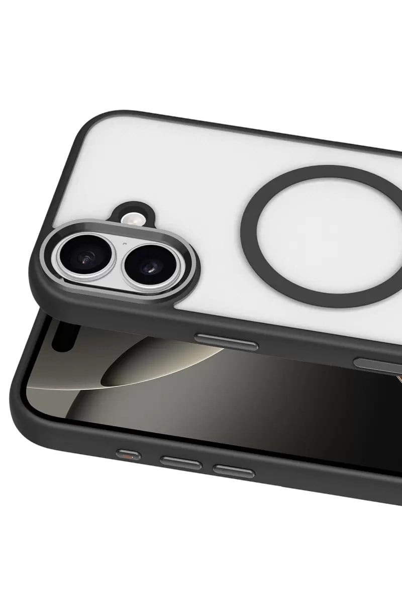 Mey İthalat®   iPhone 16 Terea Magsafe Kapak - Siyah