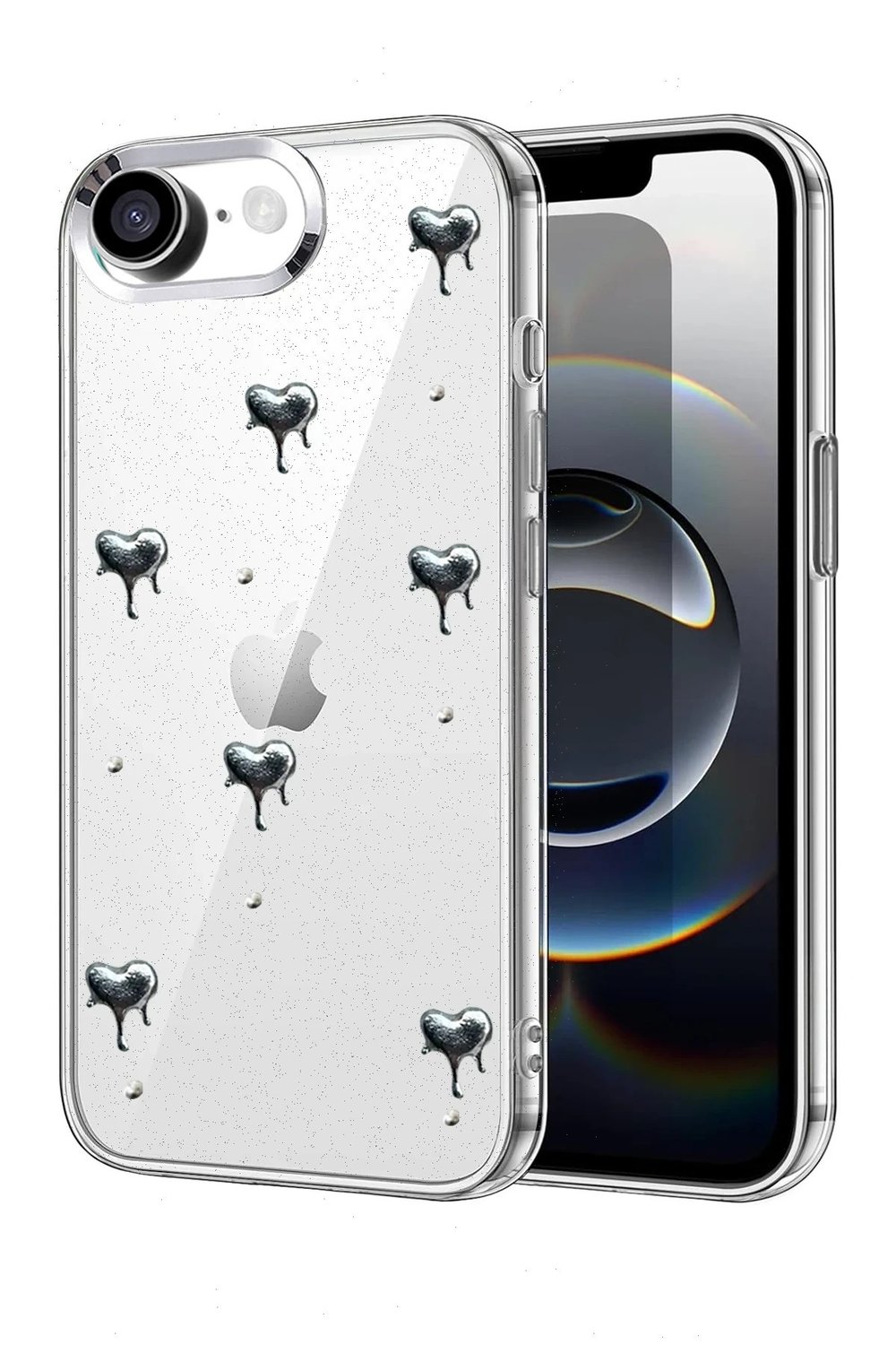 Mey İthalat®   iPhone 16E Fiyonk Desenli Kapak - Desen 3