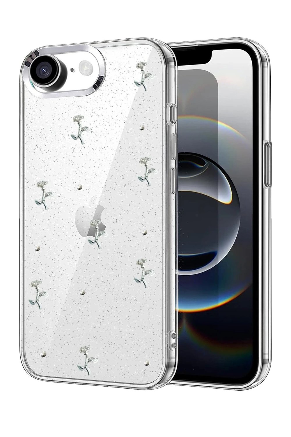 Mey İthalat®   iPhone 16E Fiyonk Desenli Kapak - Desen 2