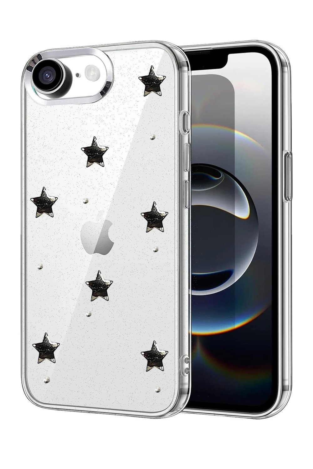 Mey İthalat®   iPhone 16E Fiyonk Desenli Kapak - Desen 4