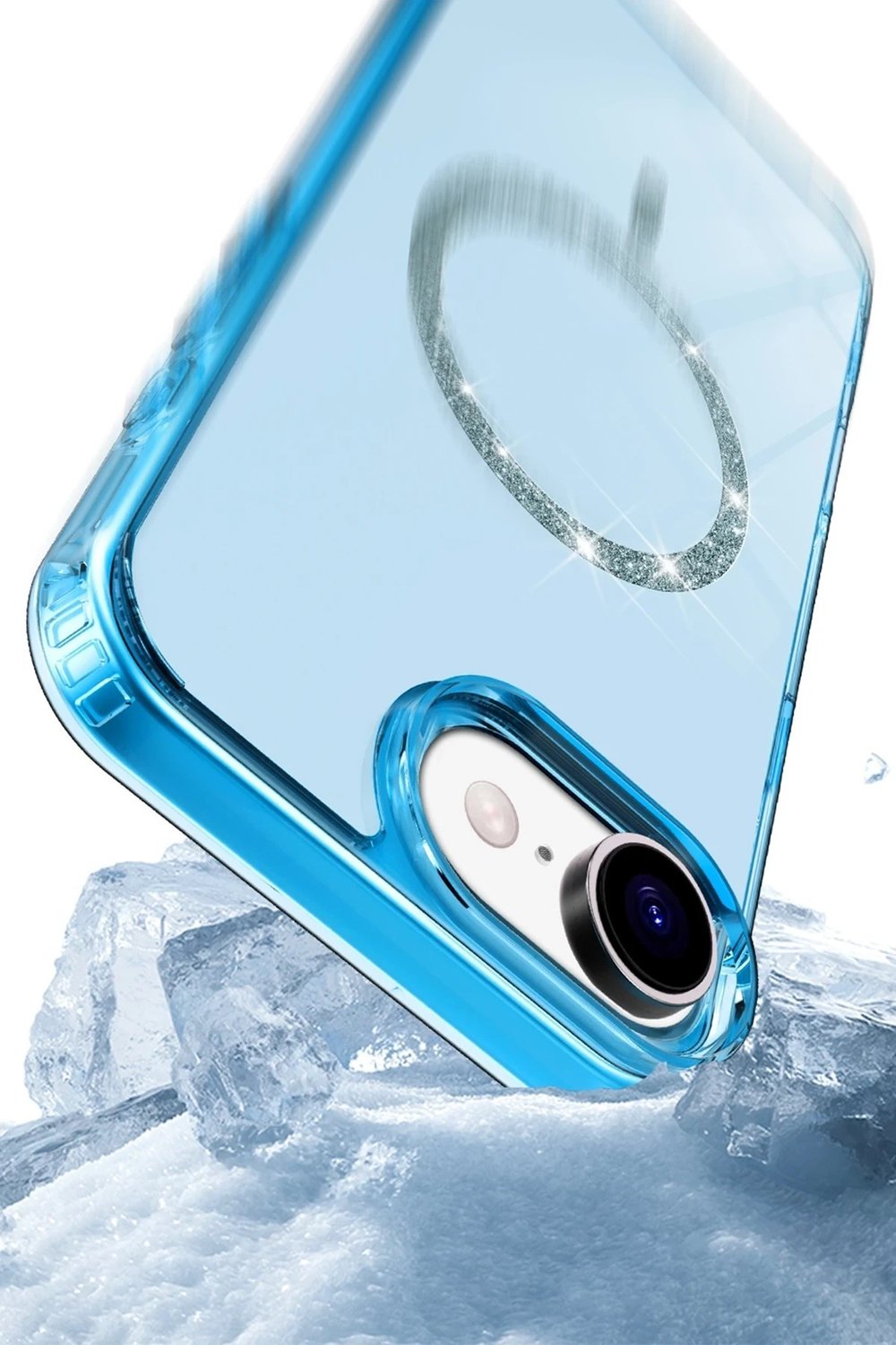 Mey İthalat®   iPhone 16E Live Diamond Magsafe Kapak - Şeffaf