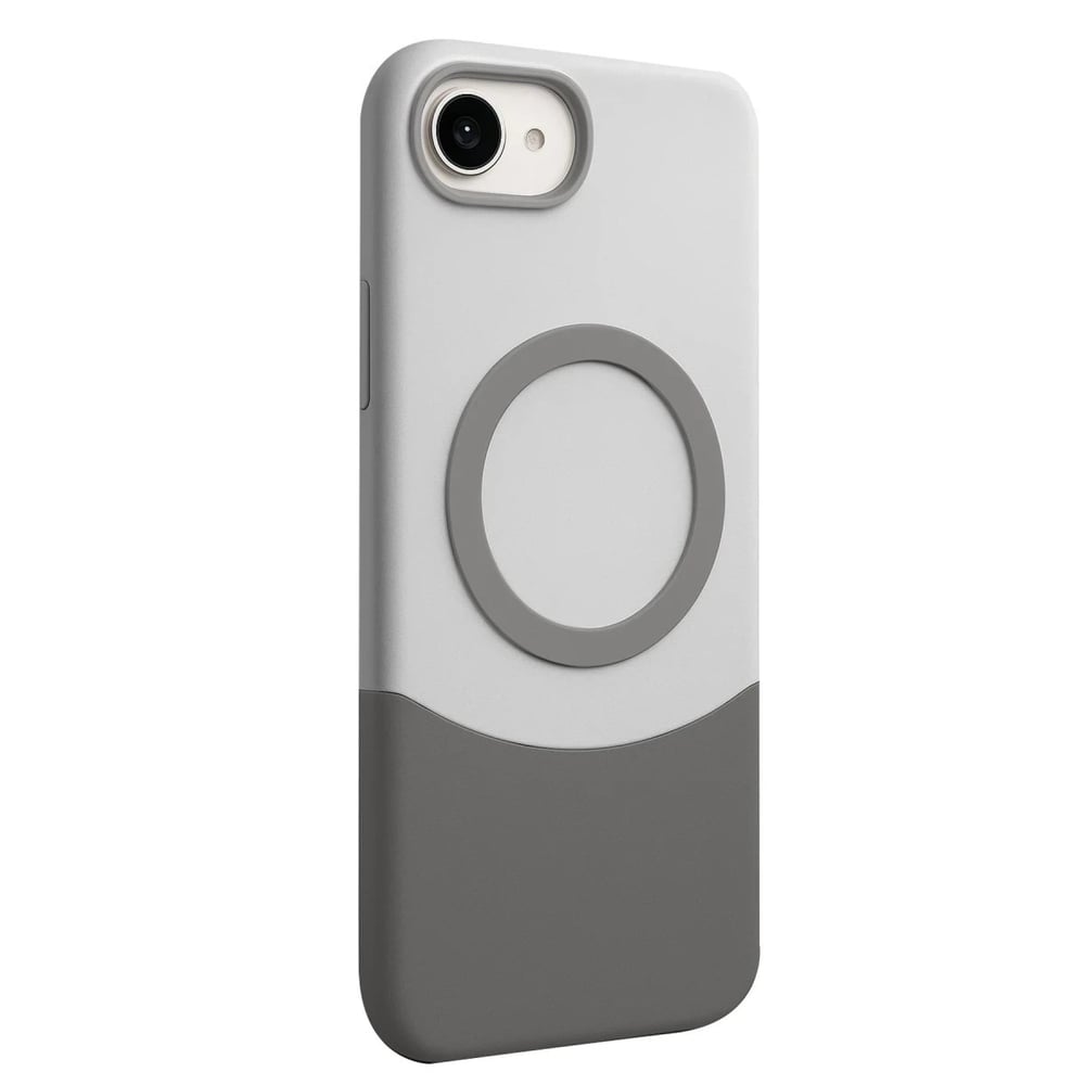 Mey İthalat®   iPhone 16E Velar Magsafe Kapak - Natural Grey