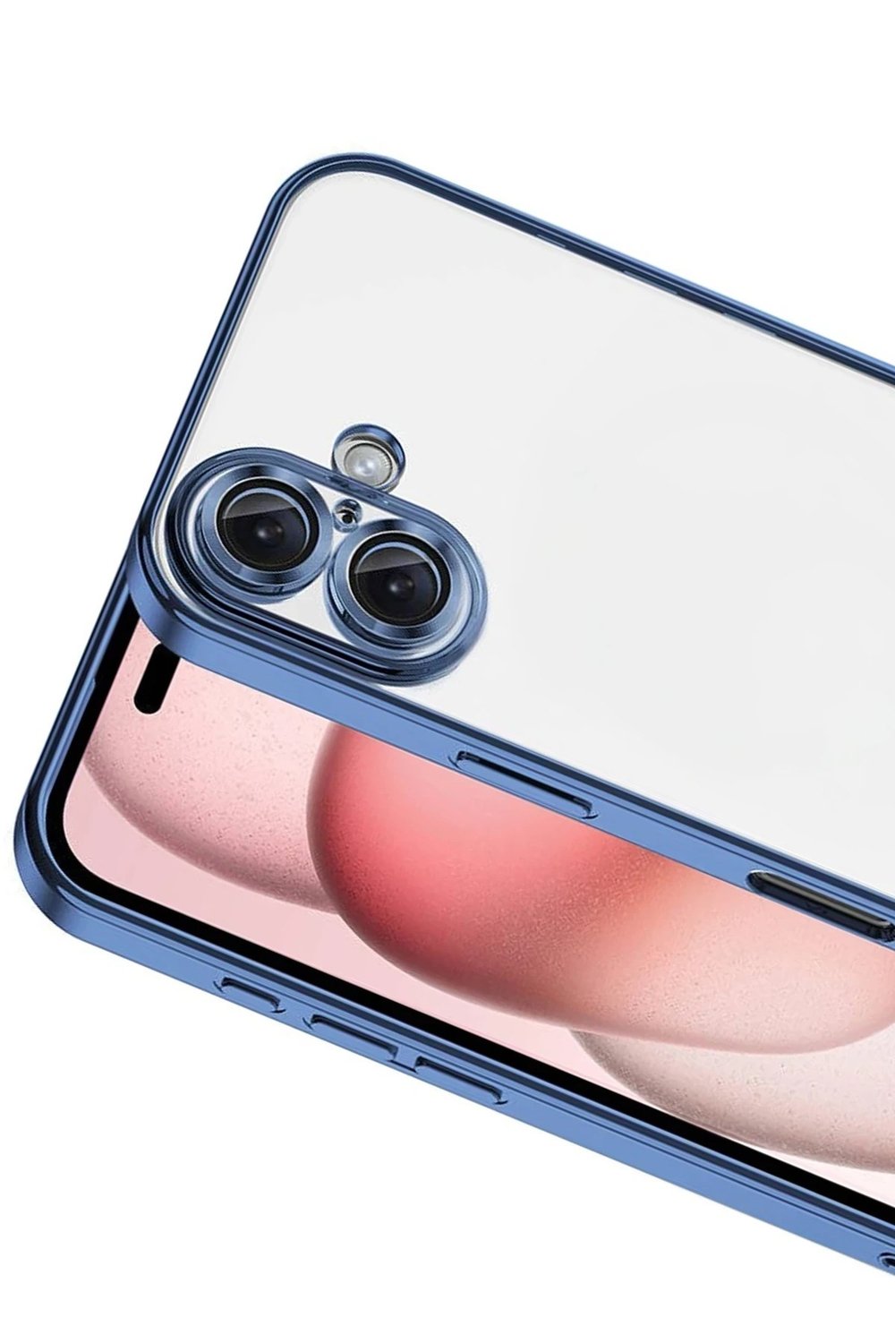 Mey İthalat®   iPhone 17  Lensli Silikon - Açık Mavi