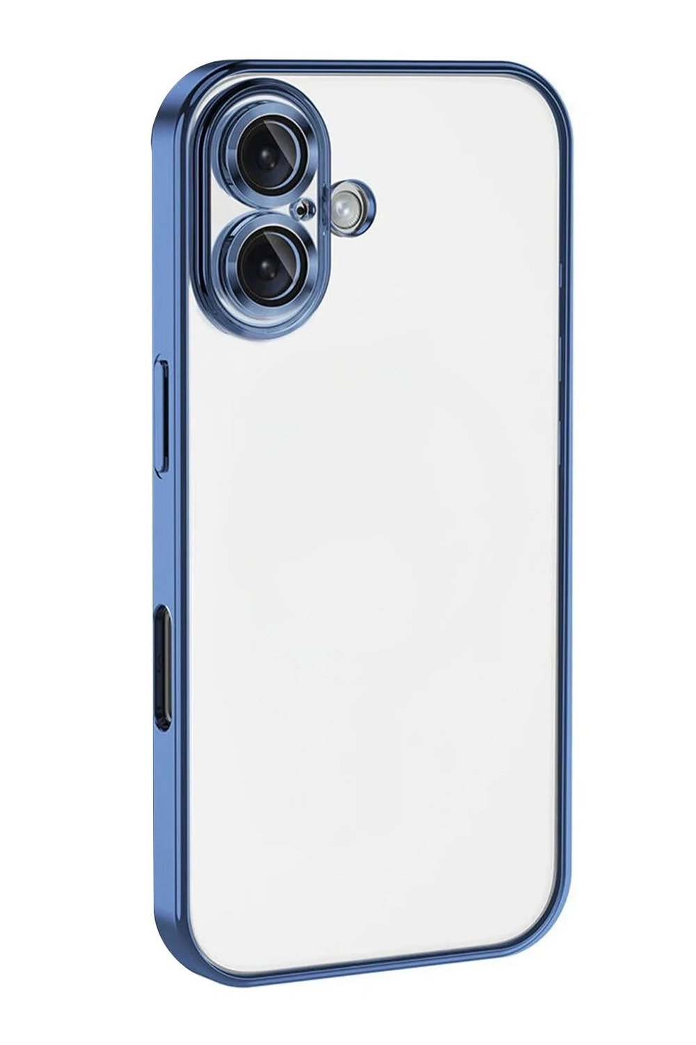 Mey İthalat®   iPhone 17  Lensli Silikon - Açık Mavi