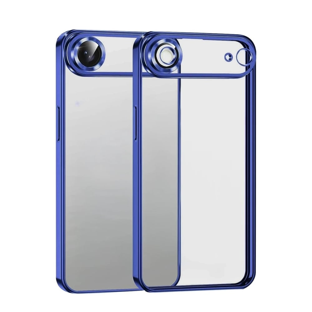 Mey İthalat®   iPhone 17 Air  Lensli Silikon - Lacivert