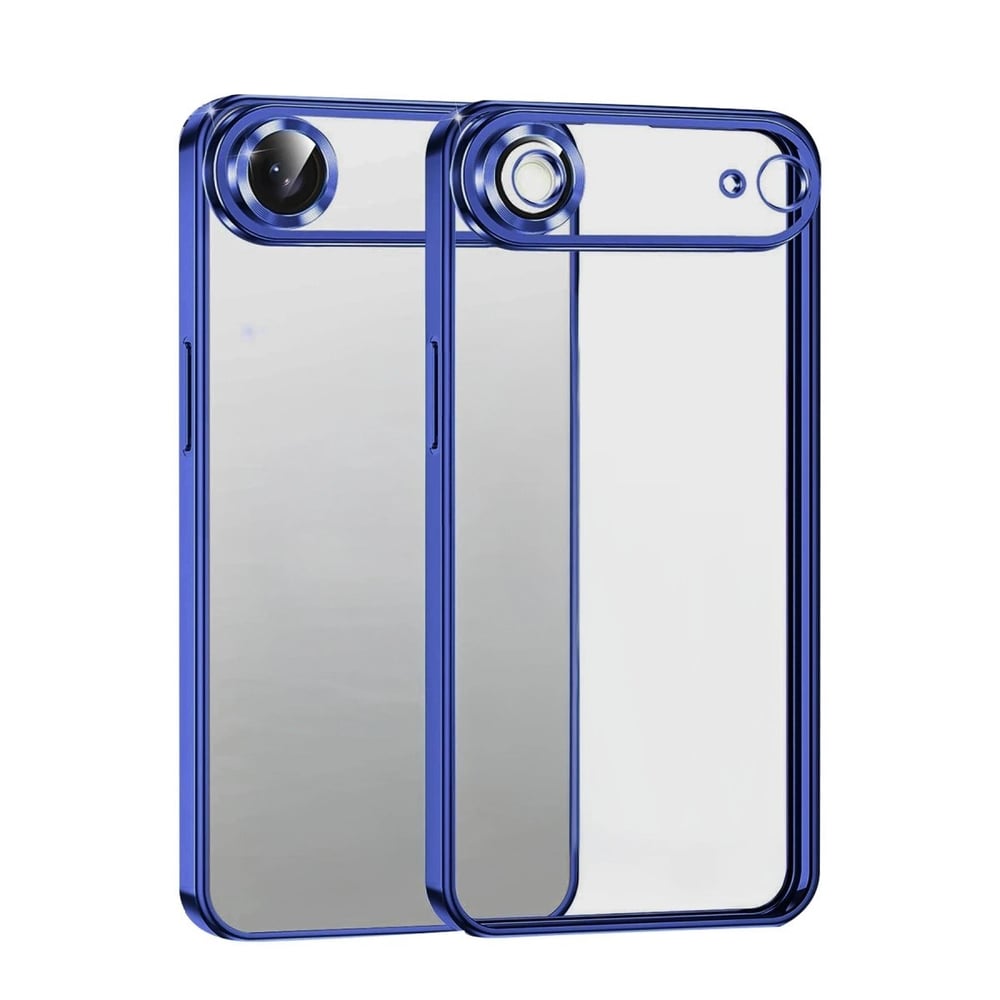 Mey İthalat®   iPhone 17 Air  Lensli Silikon - Lacivert