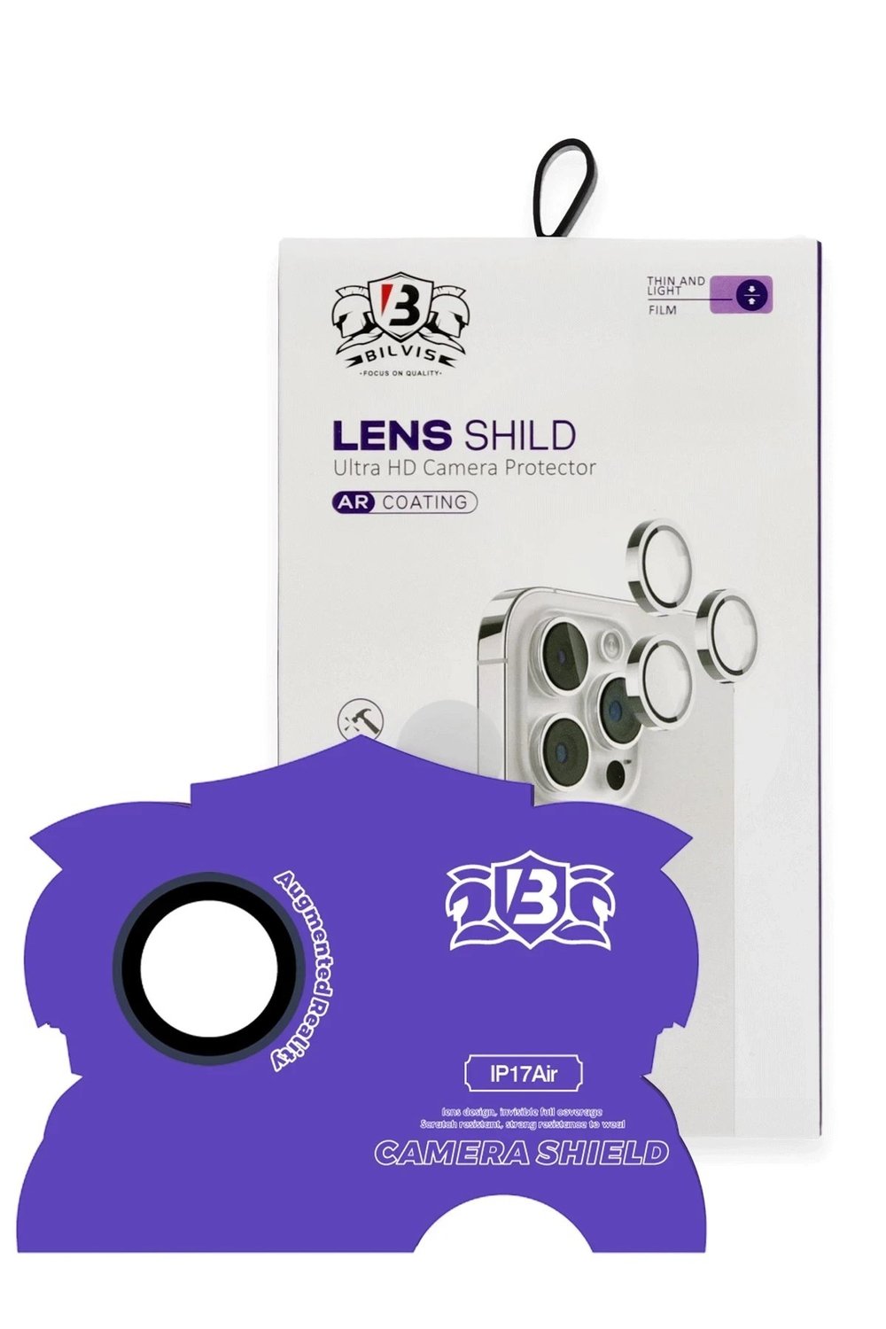 Mey İthalat®   iPhone 17 Air Bilvis Titan Kamera Lens - Lacivert