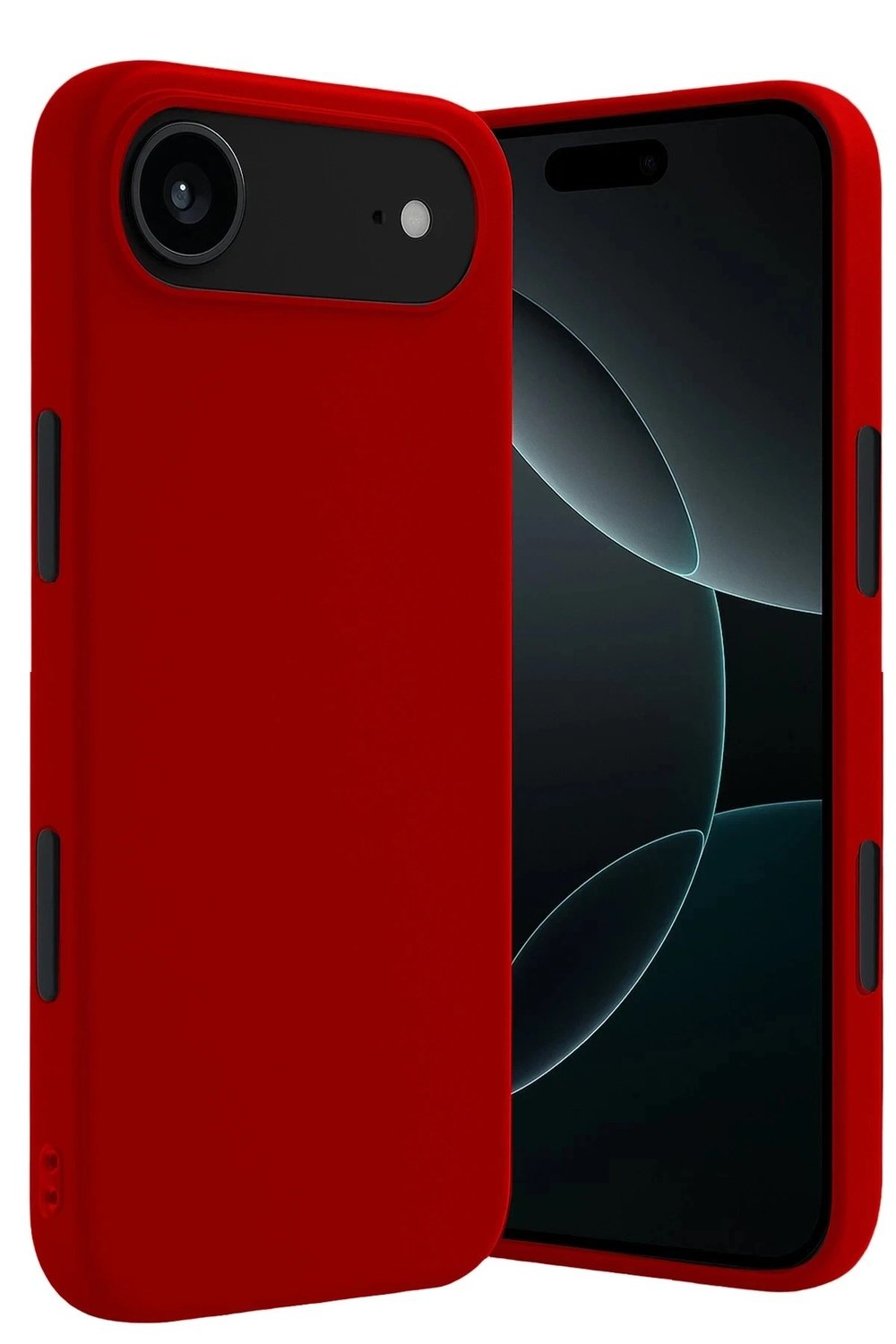 Mey İthalat®   iPhone 17 Air First Silikon - Kırmızı