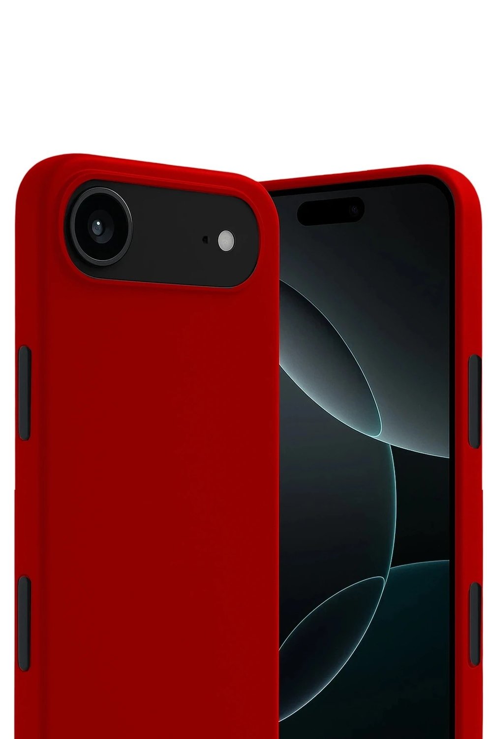 Mey İthalat®   iPhone 17 Air First Silikon - Kırmızı