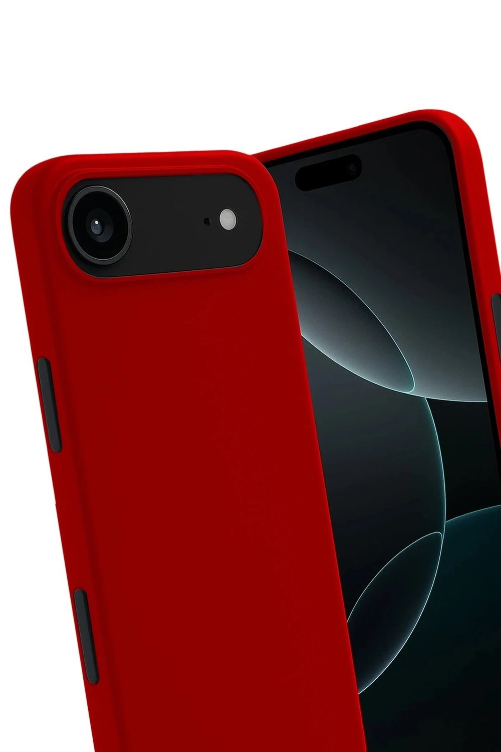 Mey İthalat®   iPhone 17 Air First Silikon - Kırmızı