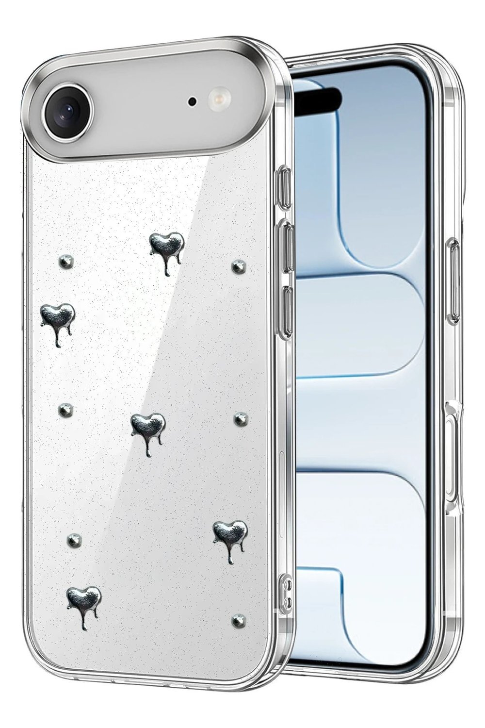 Mey İthalat®   iPhone 17 Air Fiyonk Desenli Kapak - Desen 1