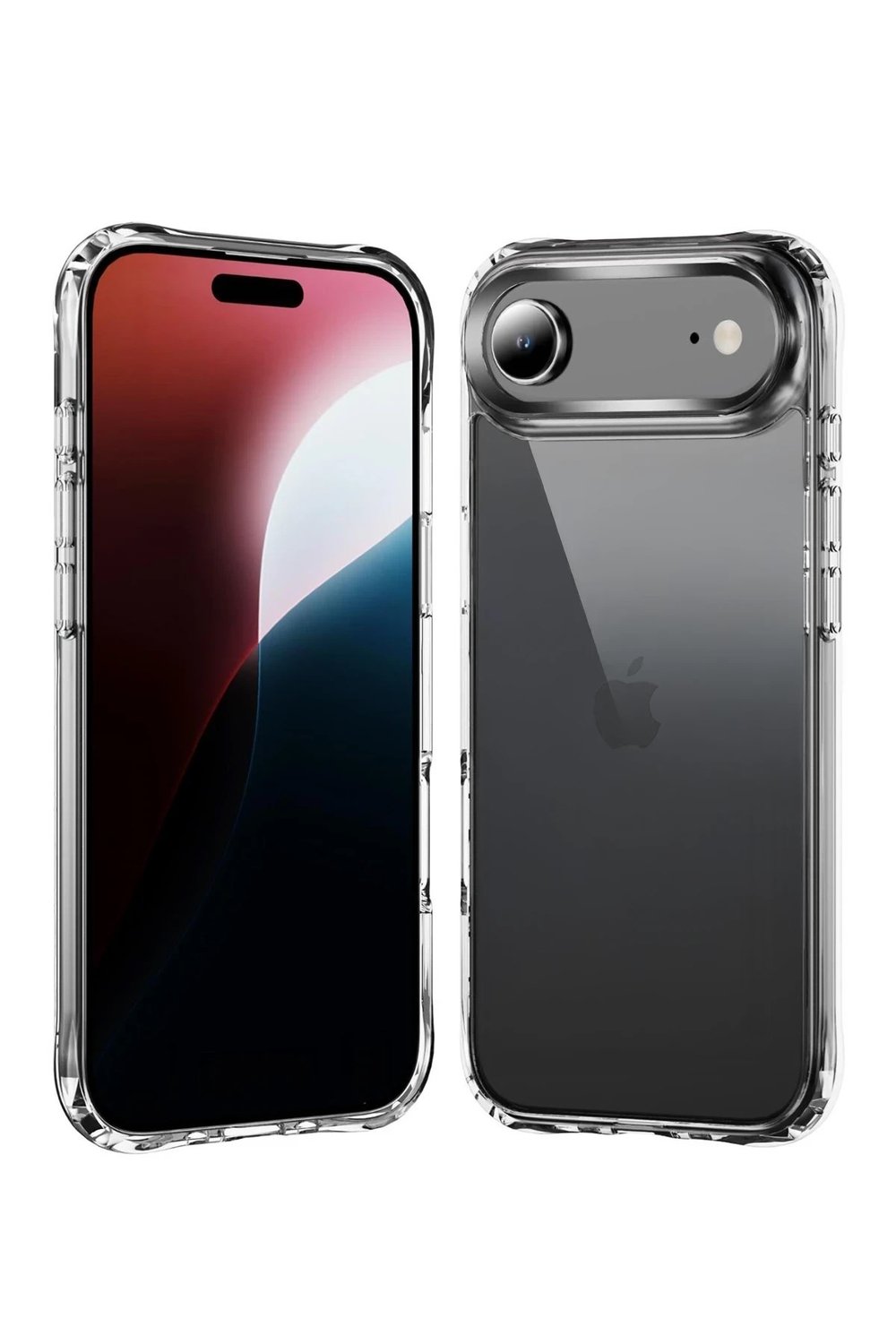 Mey İthalat®   iPhone 17 Air Lüx Şeffaf Silikon - Şeffaf