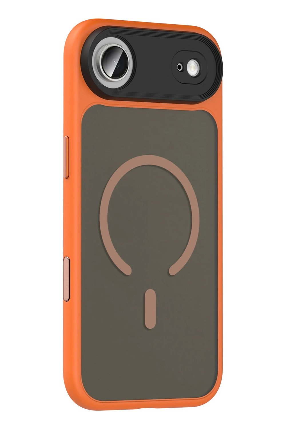 Mey İthalat®   iPhone 17 Air Megane Magsafe Kapak - Turuncu