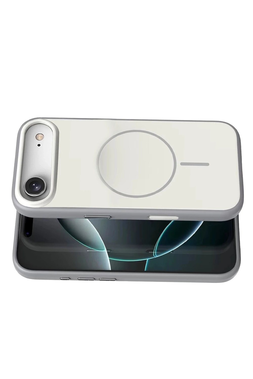 Mey İthalat®   iPhone 17 Air Neva Magsafe Kapak - Gri