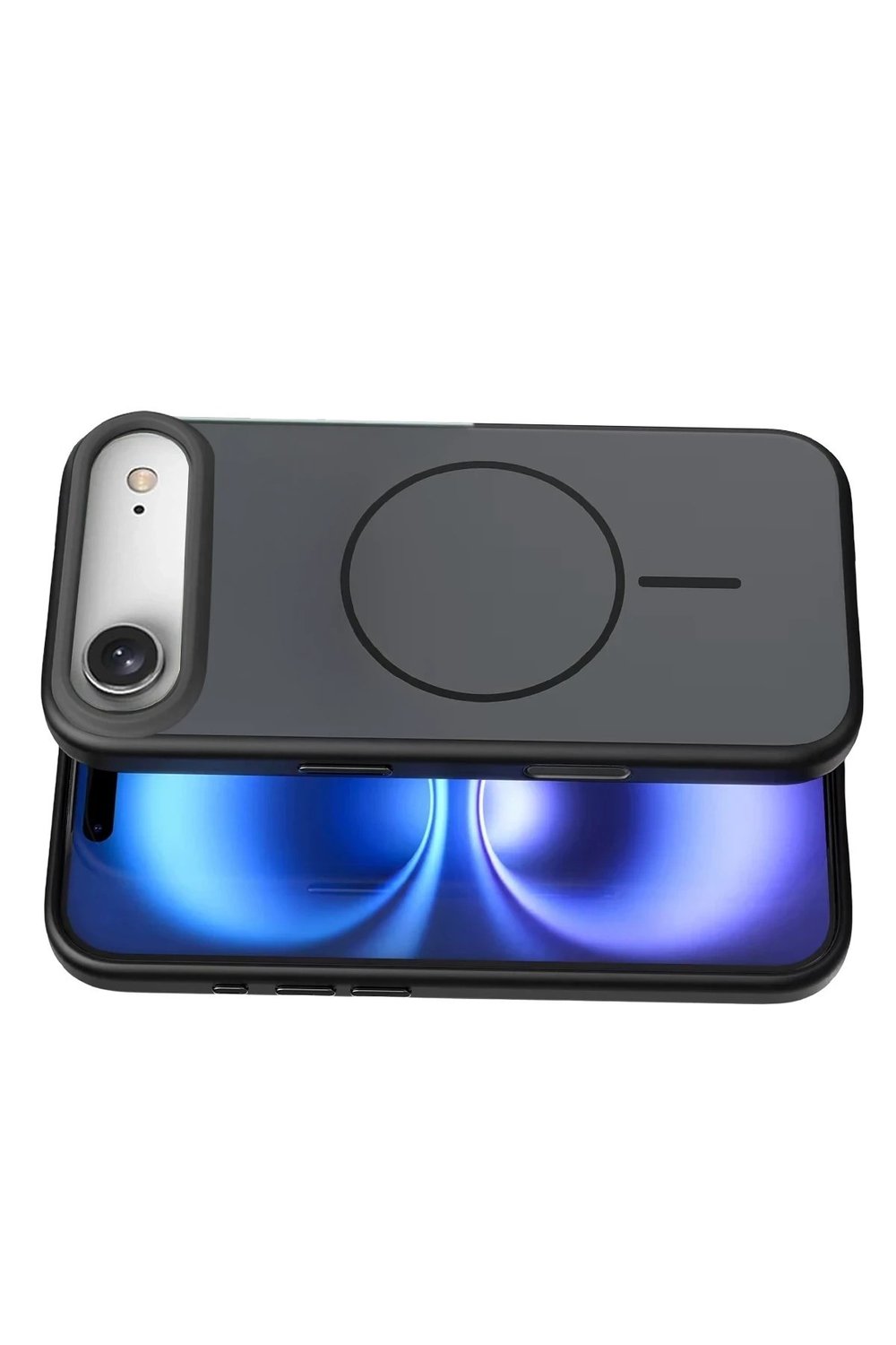 Mey İthalat®   iPhone 17 Air Neva Magsafe Kapak - Siyah