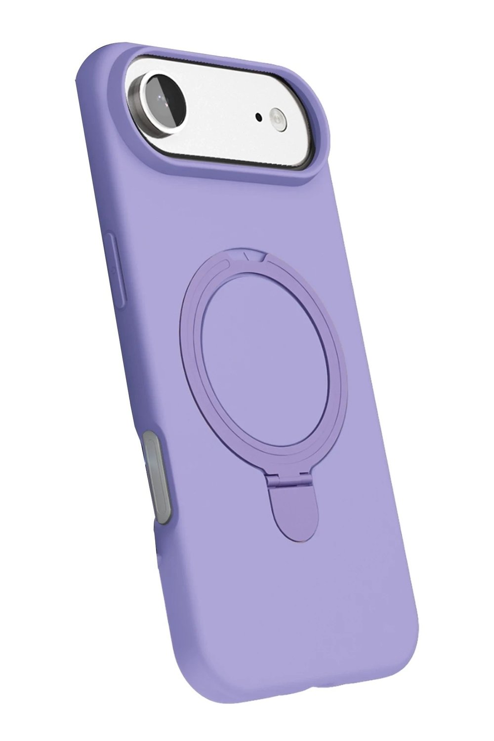 Mey İthalat®   iPhone 17 Air Regal Magsafe Standlı Kapak - Lila