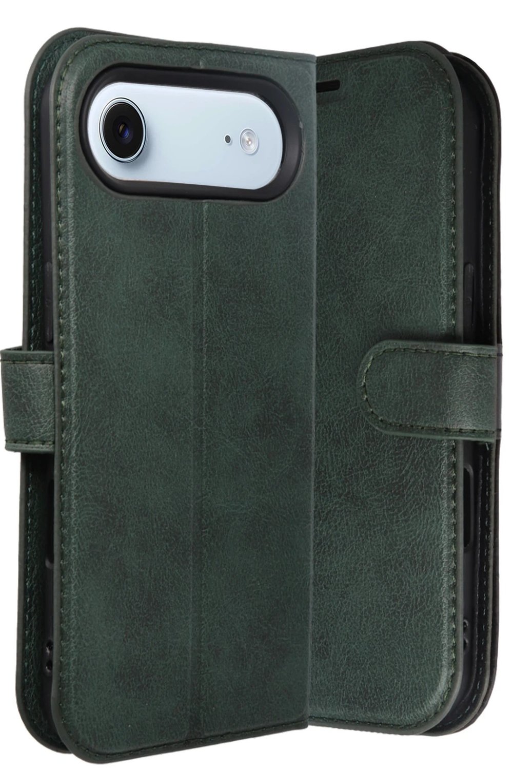 Mey İthalat®   iPhone 17 Air Trend S Plus Kapaklı Kılıf - Yeşil
