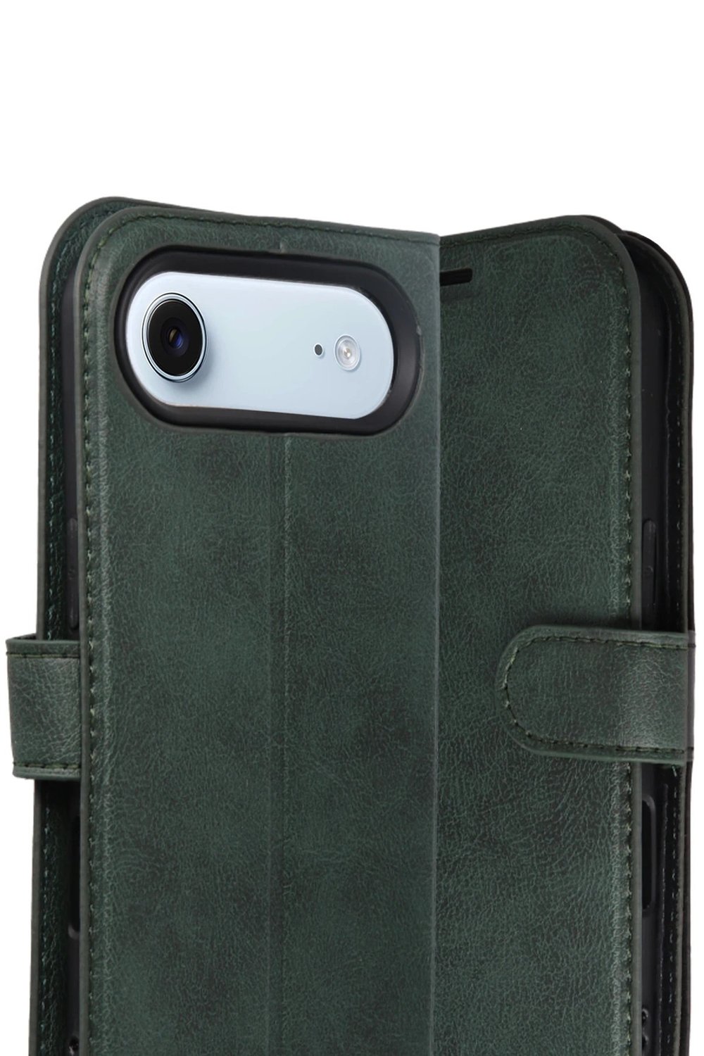 Mey İthalat®   iPhone 17 Air Trend S Plus Kapaklı Kılıf - Yeşil