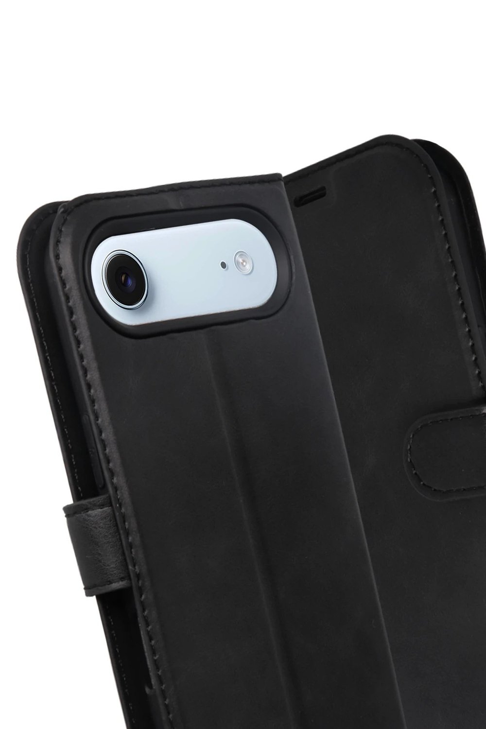 Mey İthalat®   iPhone 17 Air Trend S Plus Kapaklı Kılıf - Siyah