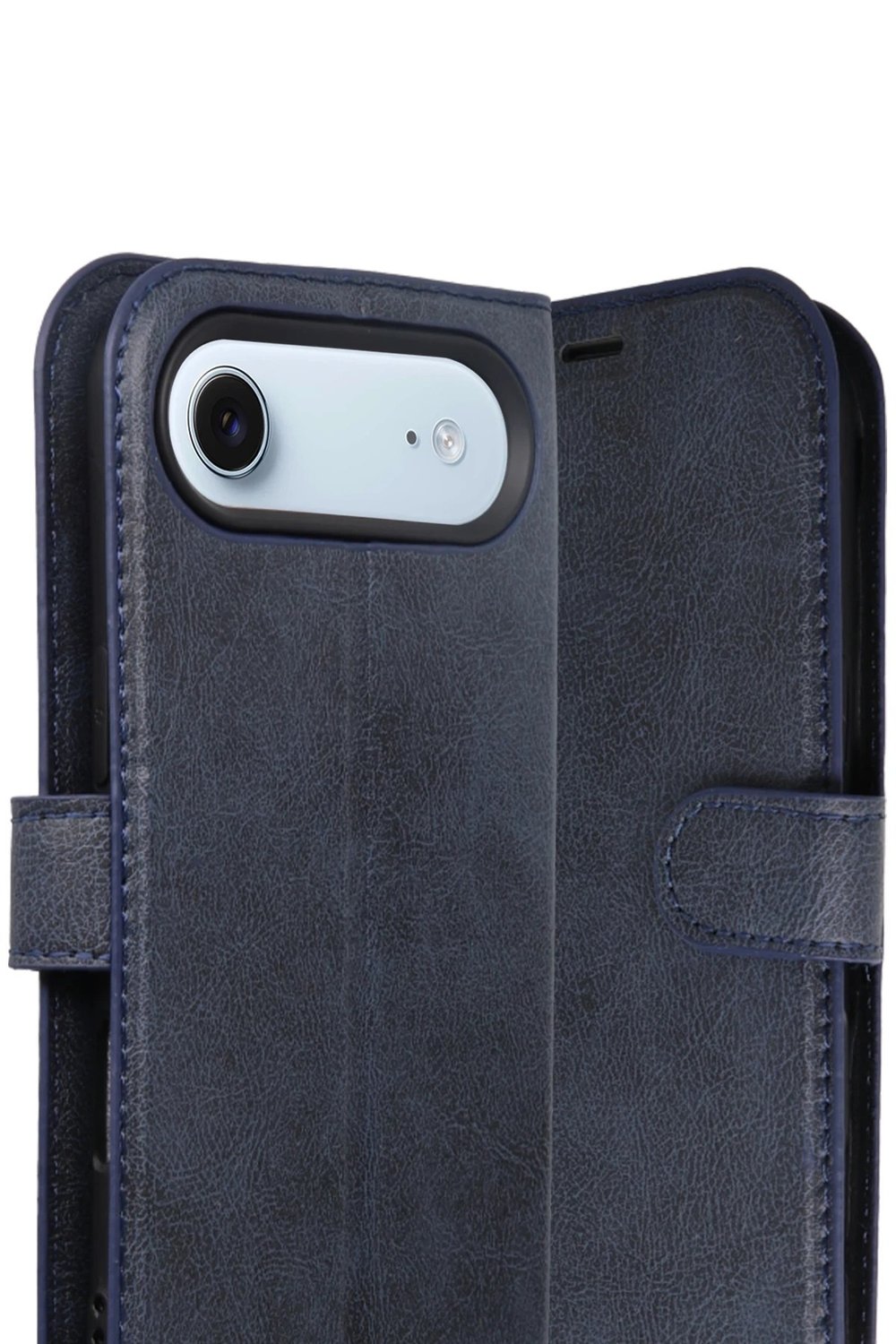 Mey İthalat®   iPhone 17 Air Trend S Plus Kapaklı Kılıf - Lacivert