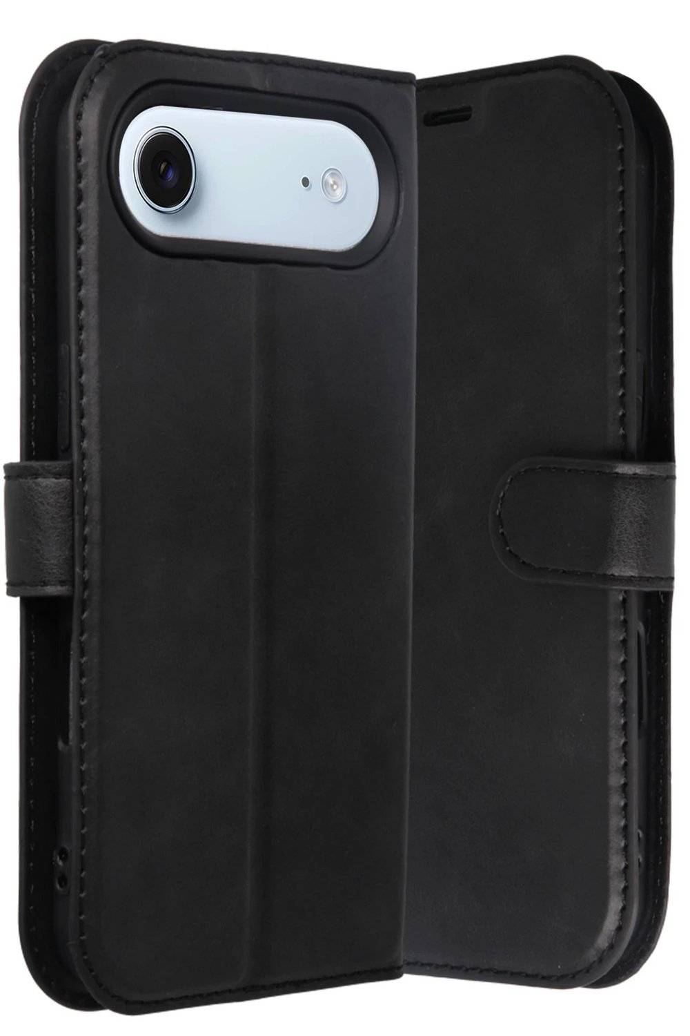 Mey İthalat®   iPhone 17 Air Trend S Plus Kapaklı Kılıf - Siyah