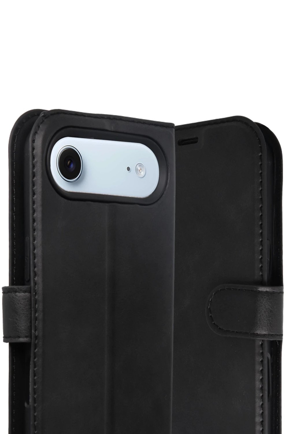 Mey İthalat®   iPhone 17 Air Trend S Plus Kapaklı Kılıf - Siyah