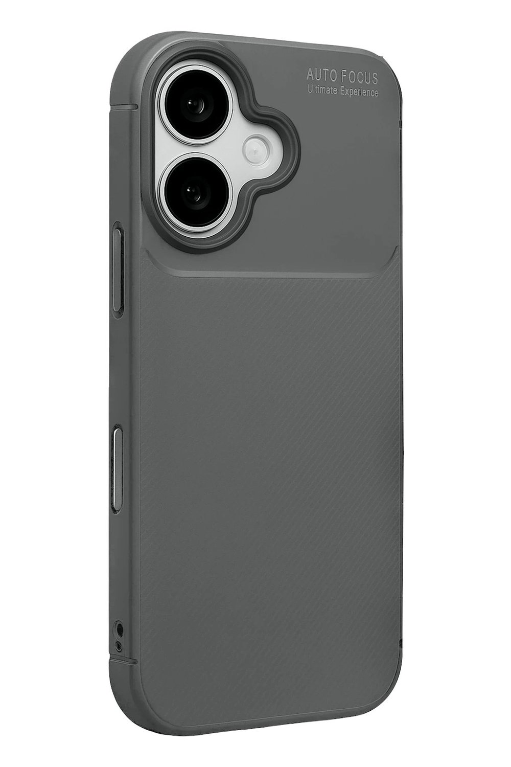 Mey İthalat®   iPhone 17 Auto Focus Karbon Kapak - Gri