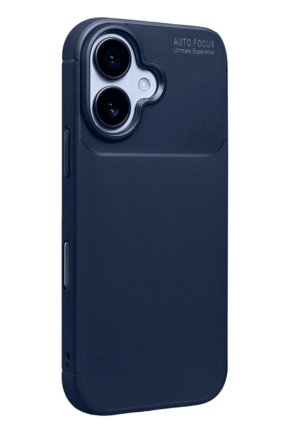 Mey İthalat®   iPhone 17 Auto Focus Karbon Kapak - Lacivert