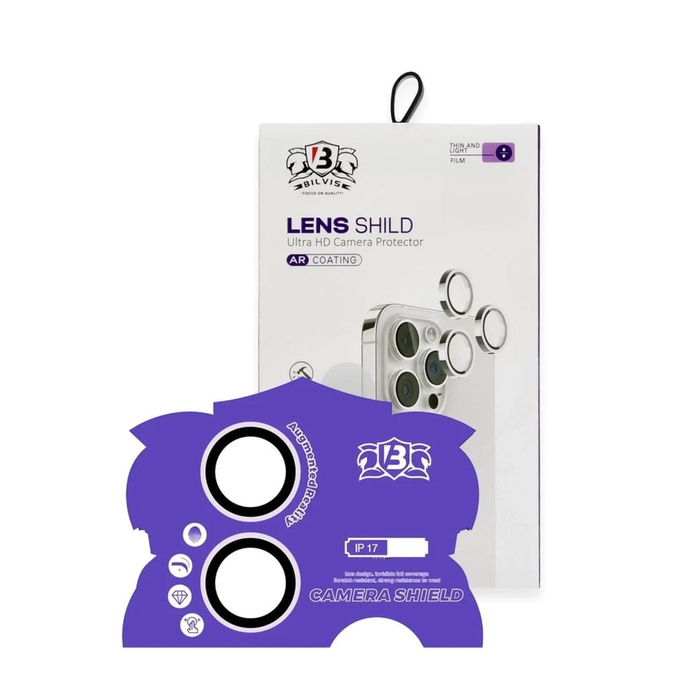 Mey İthalat®   iPhone 17 Bilvis Titan Kamera Lens - Lila