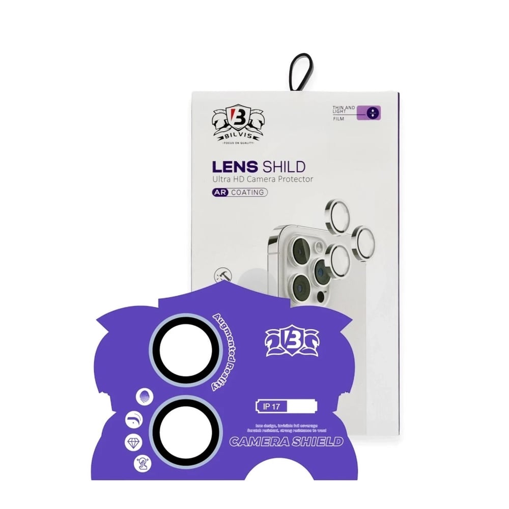 Mey İthalat®   iPhone 17 Bilvis Titan Kamera Lens - Açık Mavi