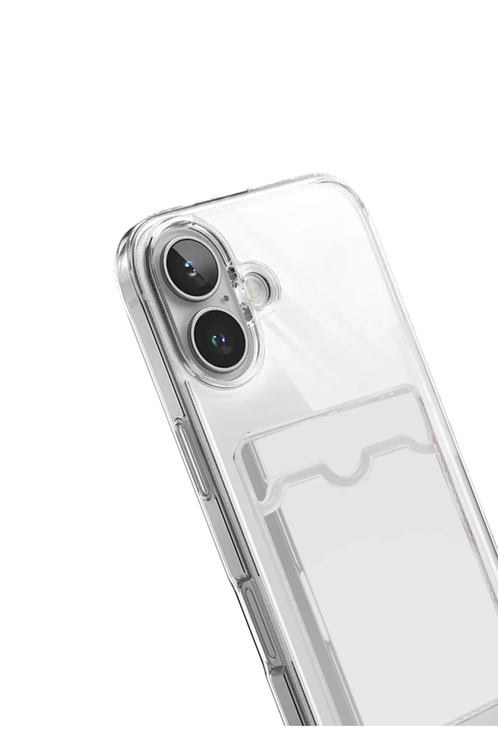 Mey İthalat®   iPhone 17 Kart Şeffaf Silikon - Şeffaf