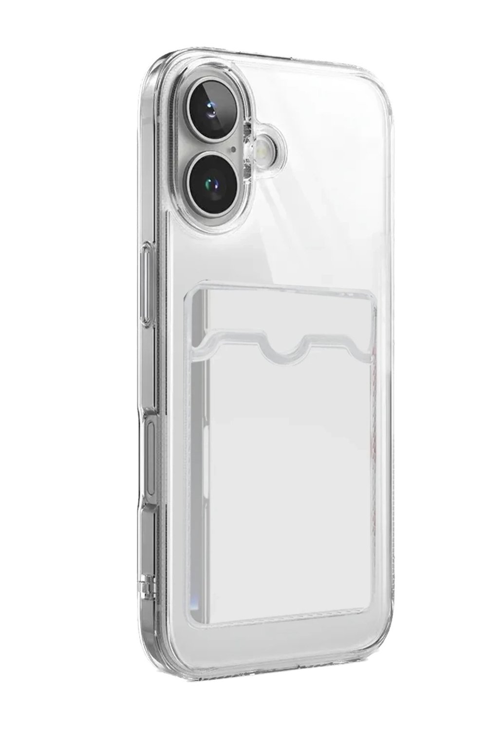 Mey İthalat®   iPhone 17 Kart Şeffaf Silikon - Şeffaf