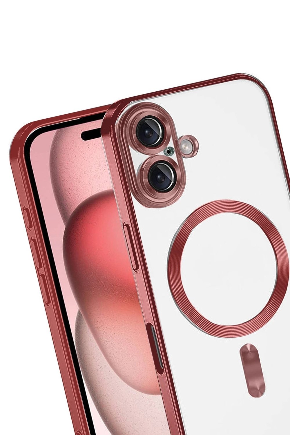 Mey İthalat®   iPhone 17 Kross Magneticsafe Kapak - Kırmızı