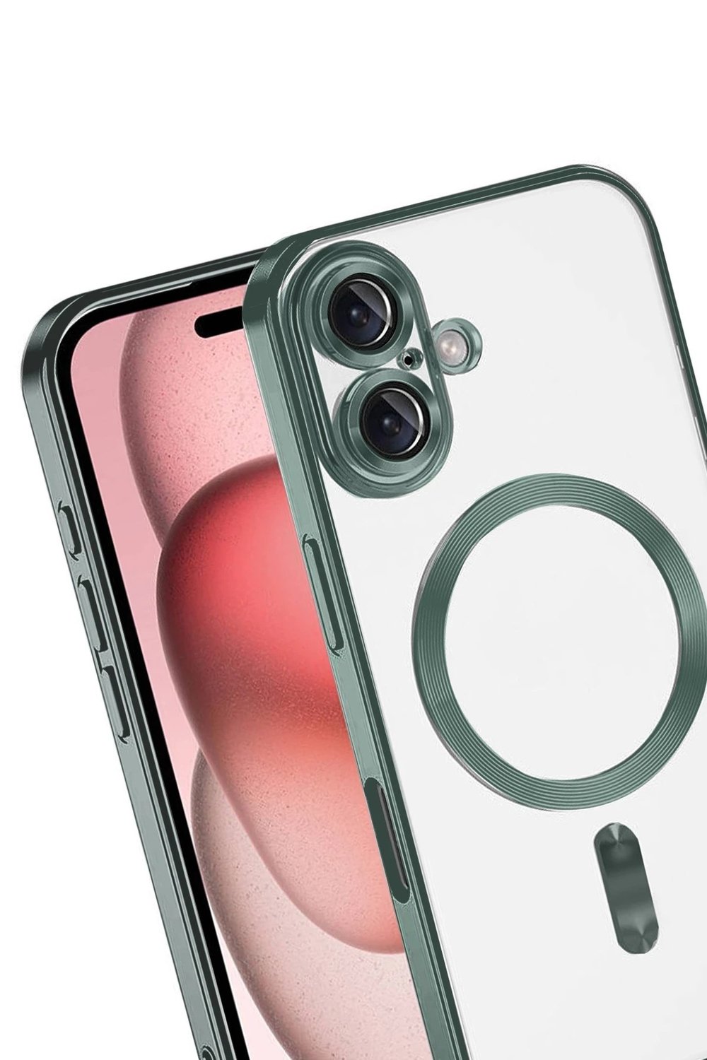 Mey İthalat®   iPhone 17 Kross Magneticsafe Kapak - Koyu Yeşil