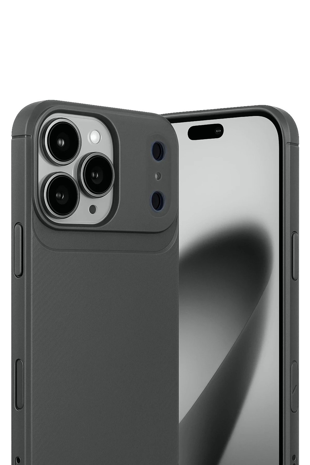 Mey İthalat®   iPhone 17 Pro Auto Focus Karbon Kapak - Gri